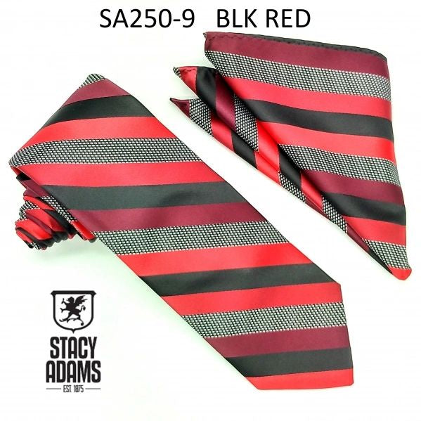 Stacy Adams Stripe Tie Set