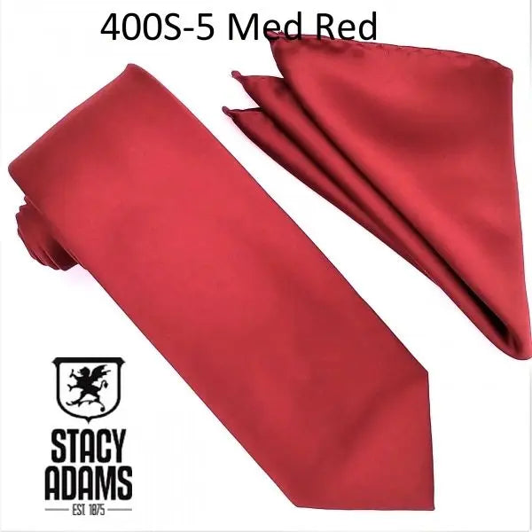 Stacy Adams Solid Tie and Hanky Set Stacy Adams