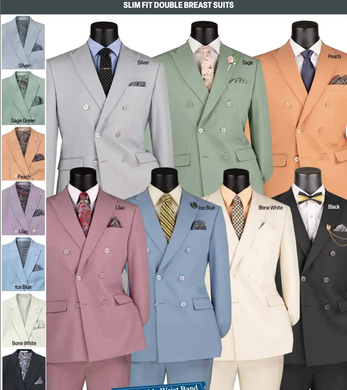New Fall Double Breast Collection M & R Clothing