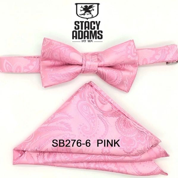Stacy Adams Paisley Bow Tie Set