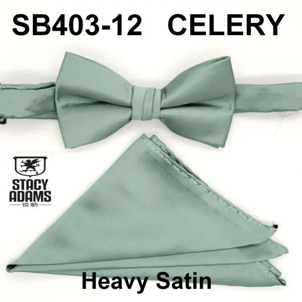 Stacy Adams Solid Bowtie Set HS Stacy Adams
