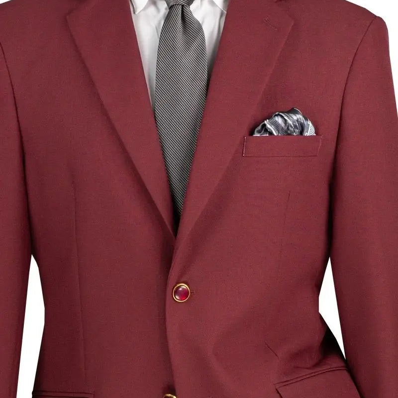 Regular Fit 2-Button Blazer M & R Clothing