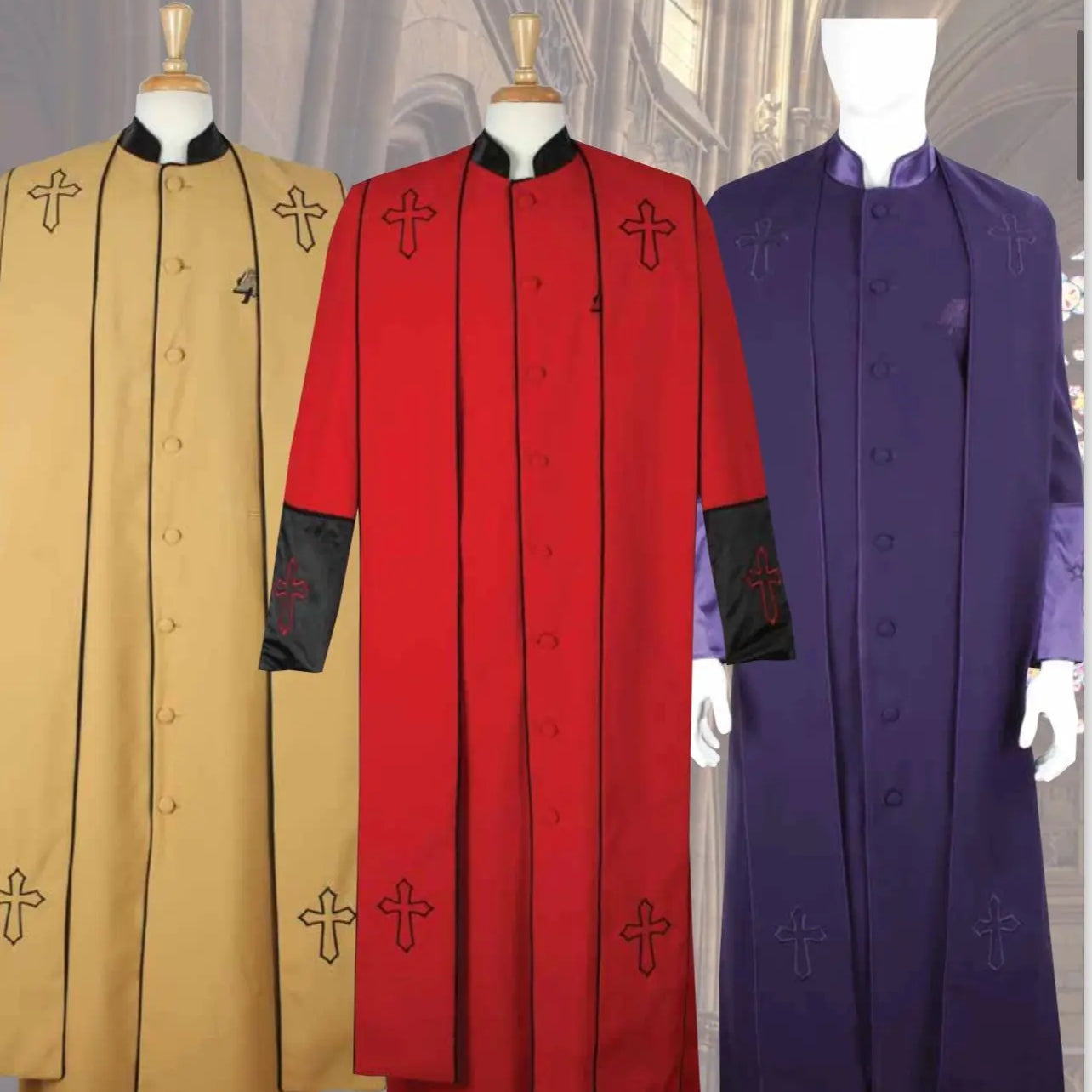 Men’s Cassock Style Robe M & R Clothing