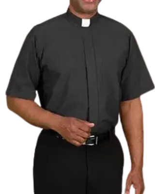 Short Sleeve Men's Tab Clergy Shirt M & R Clothing