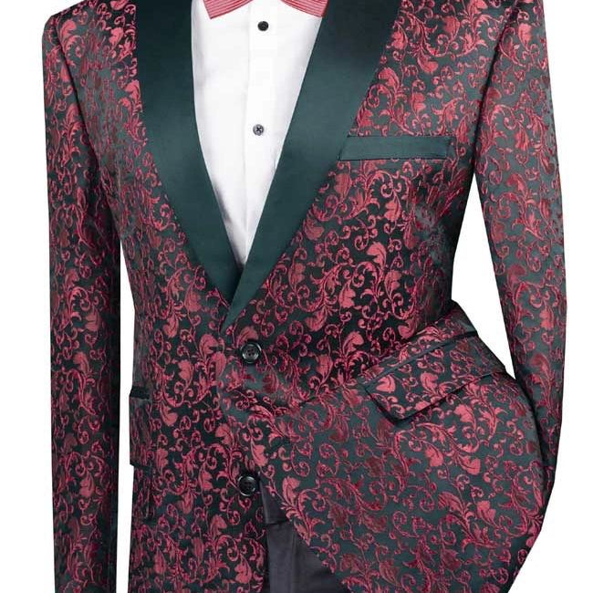 Men's Regular Fit Fancy Pattern Blazer