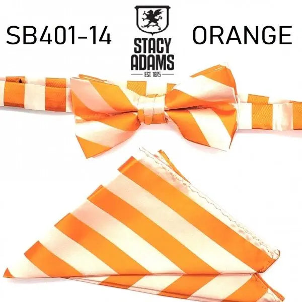Stacy Adams Stripe Wedding Bow Tie Set Stacy Adams