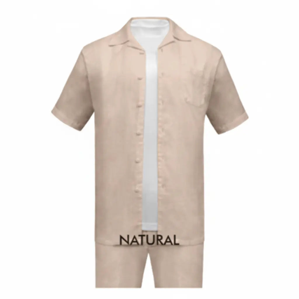2-Piece Linen Pants Set M & R Clothing