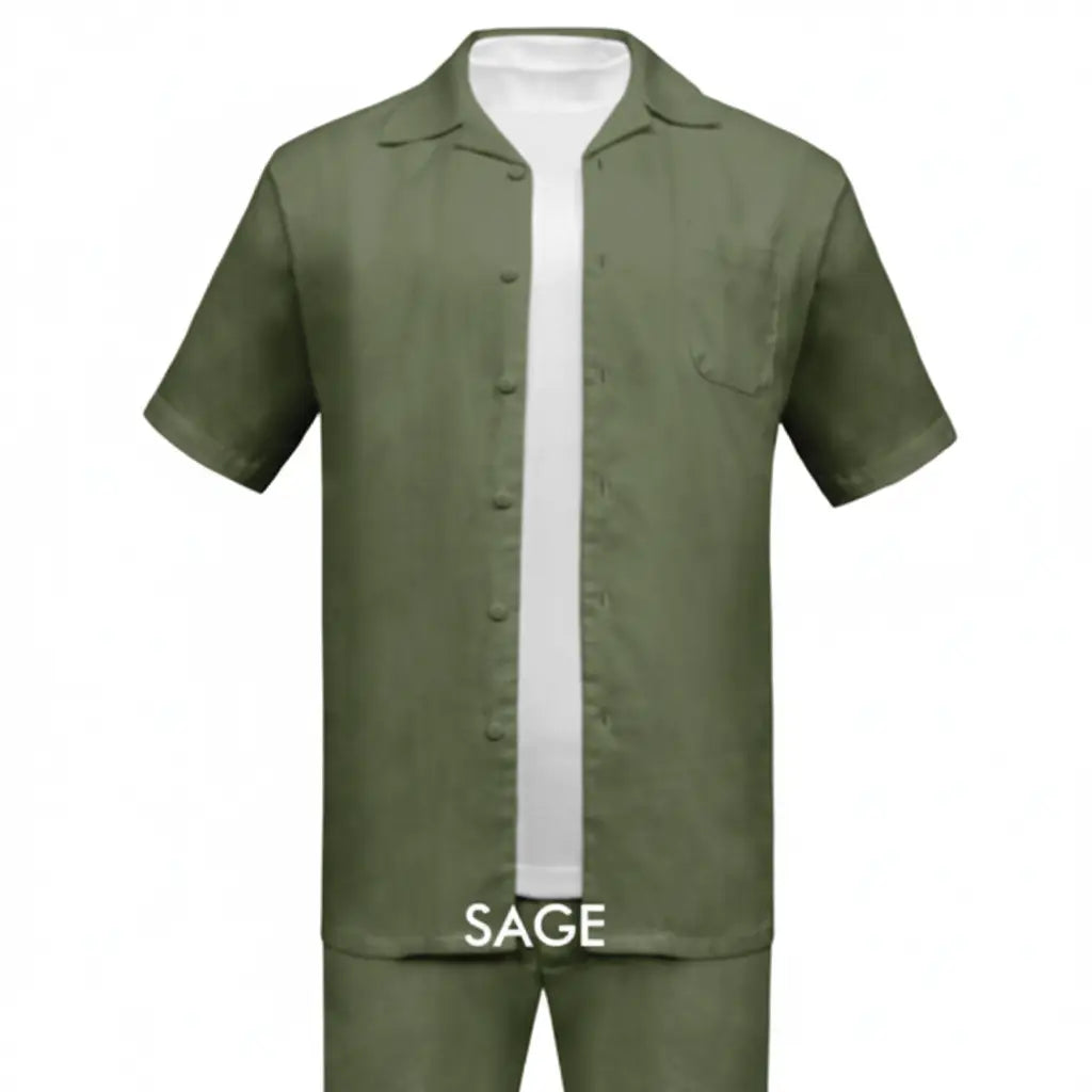 2-Piece Linen Pants Set M & R Clothing
