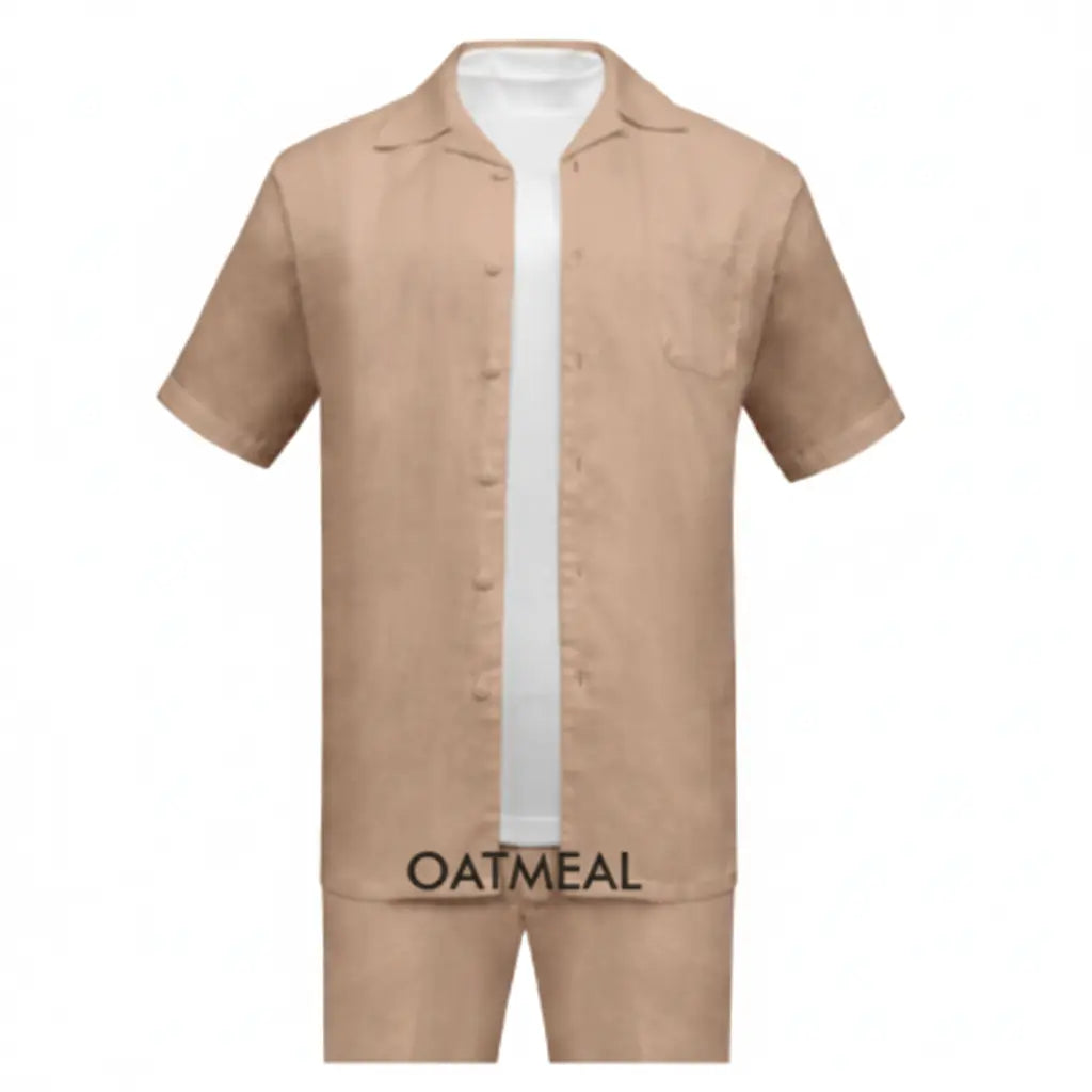 2-Piece Linen Pants Set M & R Clothing
