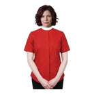 Ladies Short Sleeve Full Roman Collar Shirt M & R Clothing  M & R Clothing Clergy