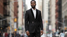 2-Piece Side Buckle Tuxedo with Velvet Lapel Tazzio  M & R Clothing Mens-Suits