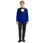 Tazzio Boy's 5pc Velvet Tuxedo Suit Tazzio
