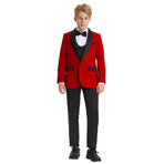 Tazzio Boy's 5pc Velvet Tuxedo Suit Tazzio