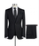3 Piece Peak Lapel One Button with Double Breast Vest