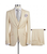 3 Piece Peak Lapel One Button with Double Breast Vest