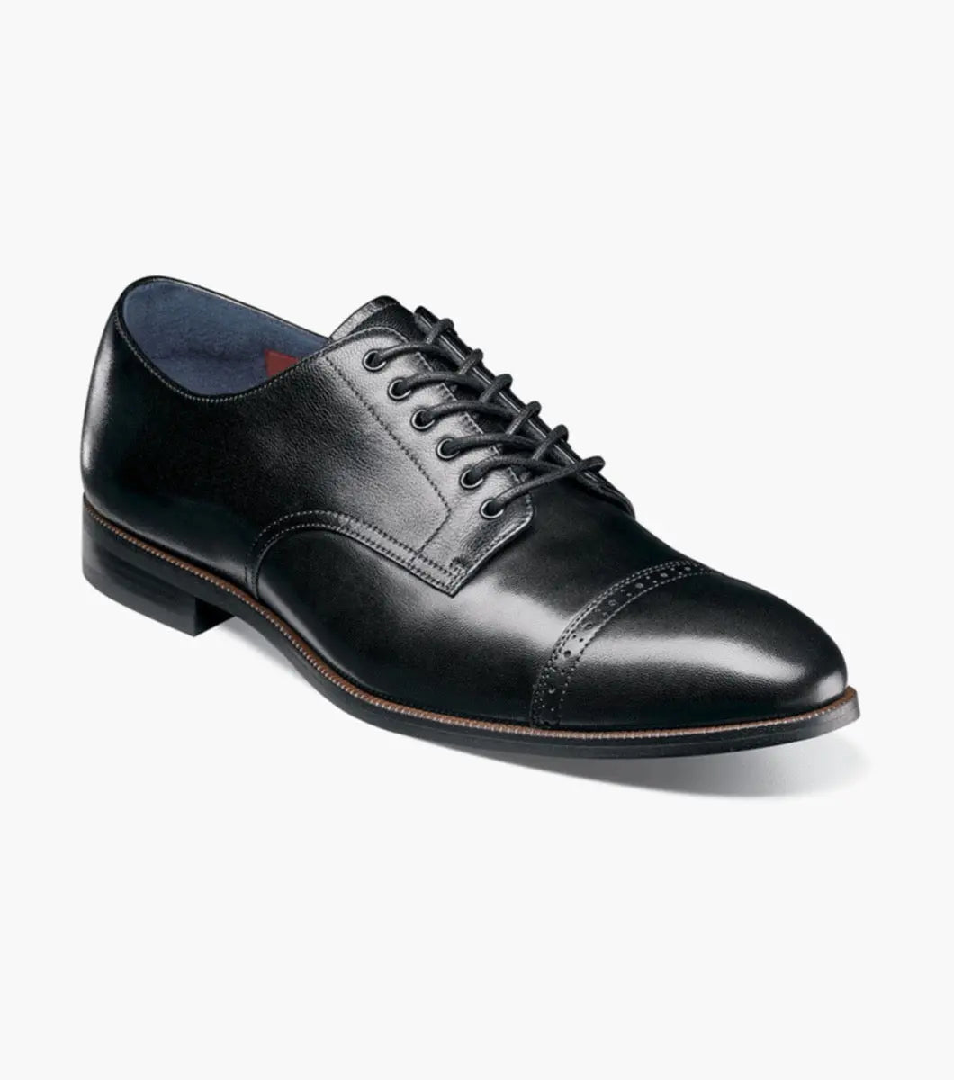 Stacy Adams William Men's Cap-Toe Leather Oxford Shoes, Size: 7, Gray