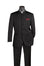 2 Piece Regular Fit Banded Collar Men's Suit