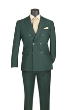 2 Piece Double Breasted Slim Fit Flex Suit M & R Clothing