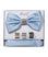 Bow Tie and Pocket Square Set with Rings