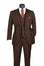 3-Piece Regular Fit Business Stripe Men's Suit