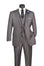 3-Piece Regular Fit Business Stripe Men's Suit
