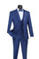 Men's 3-Piece Slim Fit Tuxedo Suit with Satin Trim — Jacket, Vest & Pants