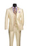 Men's 3-Piece Slim Fit Satin Tuxedo Suit with Satin Trim