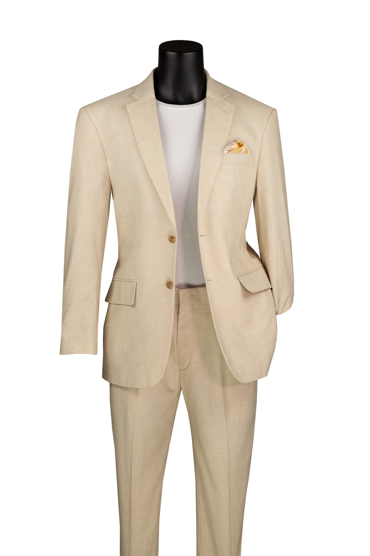 Men's 2-Piece Linen Cotton Suit – Lightweight & Tailored Fit