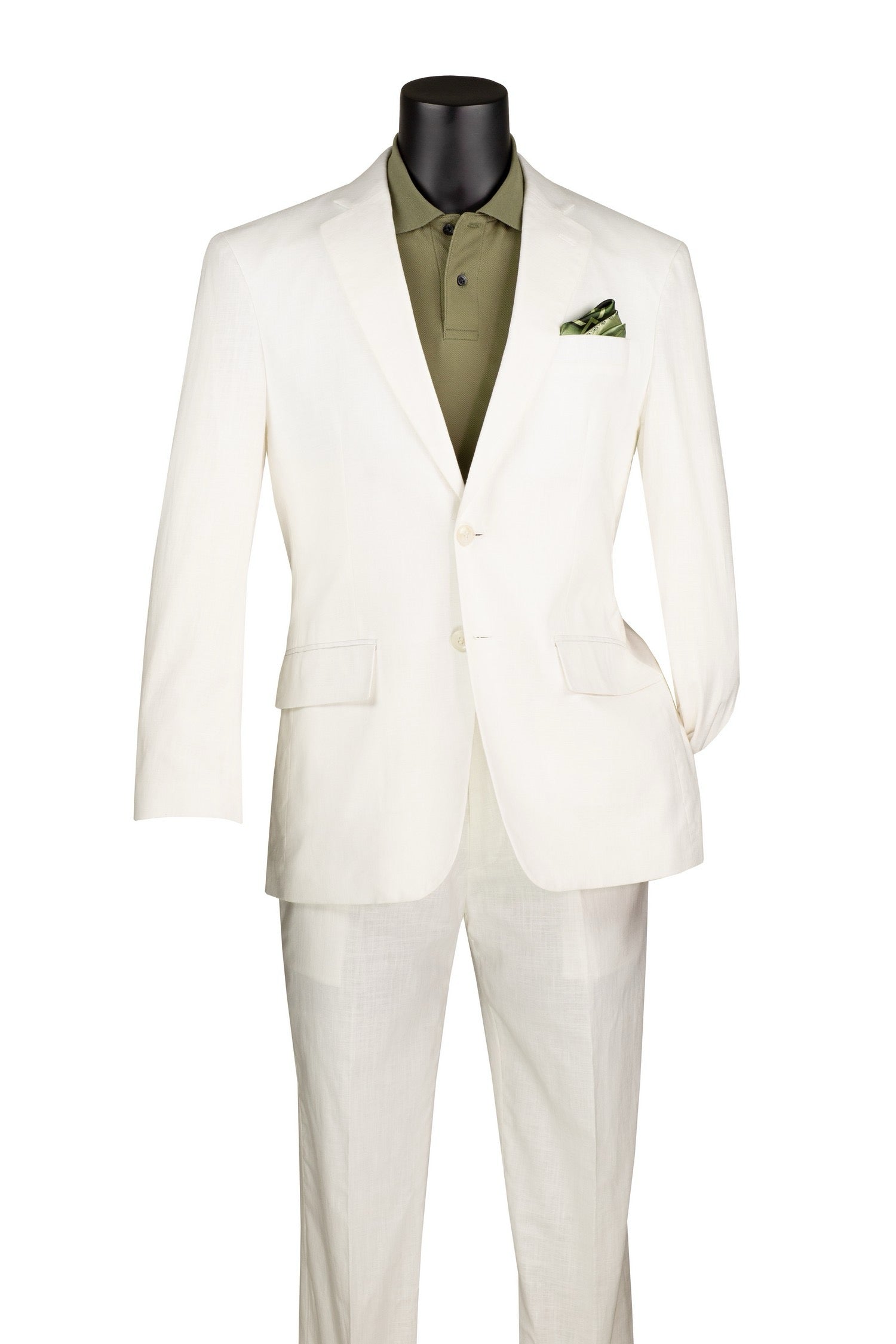 Men's 2-Piece Linen Cotton Suit – Lightweight & Tailored Fit