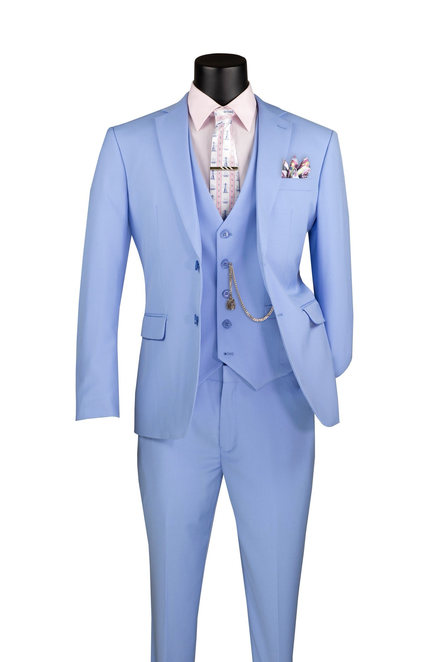 3 PC Men's Slim Fit Suit