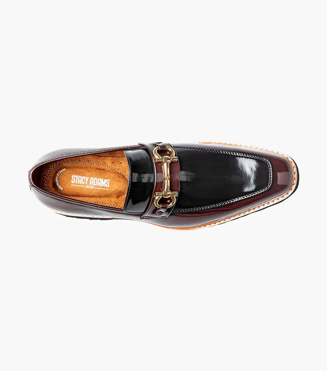 Stacy Adams Carabello Slip On Horsebit Patent Leather Slip On M & R Clothing