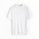 A plain white short-sleeve crewneck t-shirt displayed flat against a clean white background.