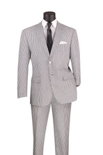 Modern Fit Seersucker 2 piece Men's Suit M & R Clothing