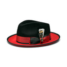 PRESTON 2-tone Fedora by Bruno Capello M & R Clothing  M & R Clothing Mens-Hats