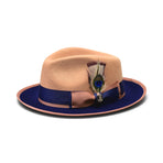 PRESTON 2-tone Fedora by Bruno Capello M & R Clothing  M & R Clothing Mens-Hats
