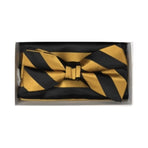 Stacy Adams Stripe Wedding Bow Tie Set Stacy Adams  M & R Clothing Mens-Accessories