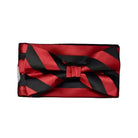 Stacy Adams Stripe Wedding Bow Tie Set Stacy Adams  M & R Clothing Mens-Accessories