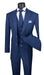 Men's 3-Piece Regular Fit Bold Pinstripe Suit