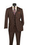 Men's 3-Piece Regular Fit Bold Pinstripe Suit