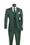 Men's 3-Piece Regular Fit Bold Pinstripe Suit