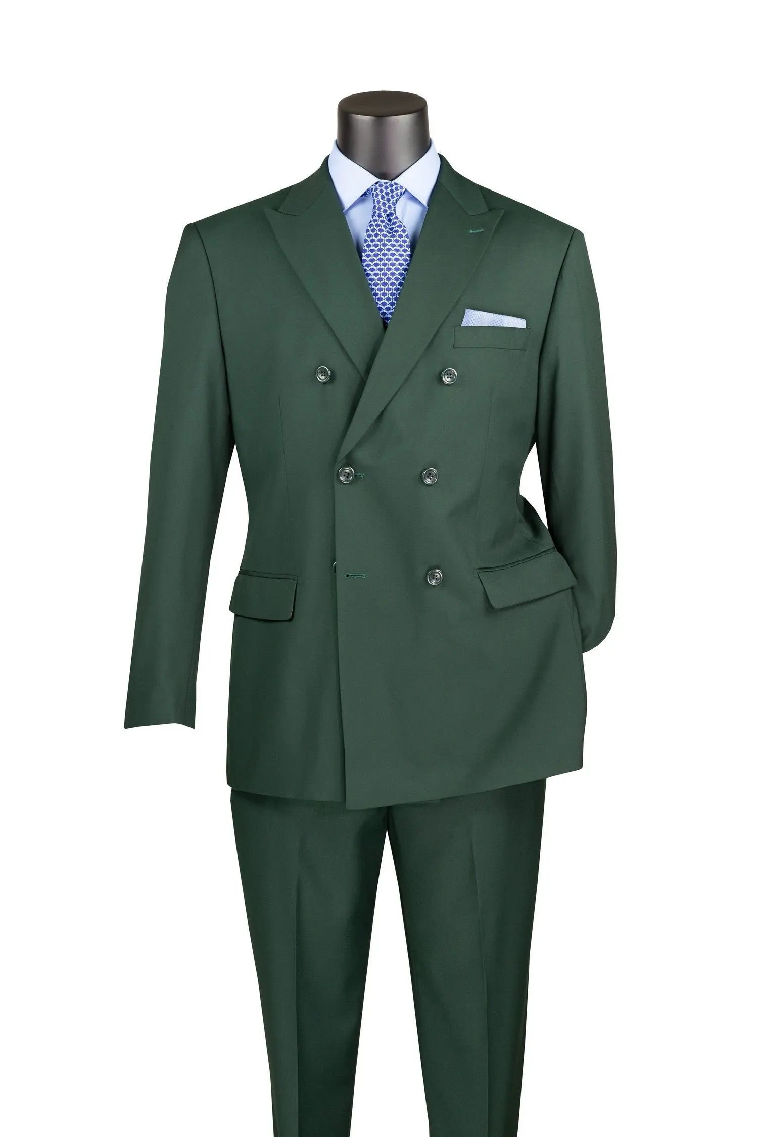 2-Piece Double Breasted Classic Fit Suit M & R Clothing  M & R Clothing Mens-Suits