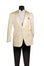 Men's Regular Fit Floral Jacquard Blazer with Bow Tie