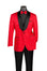 Men's Regular Fit Floral Jacquard Blazer with Bow Tie