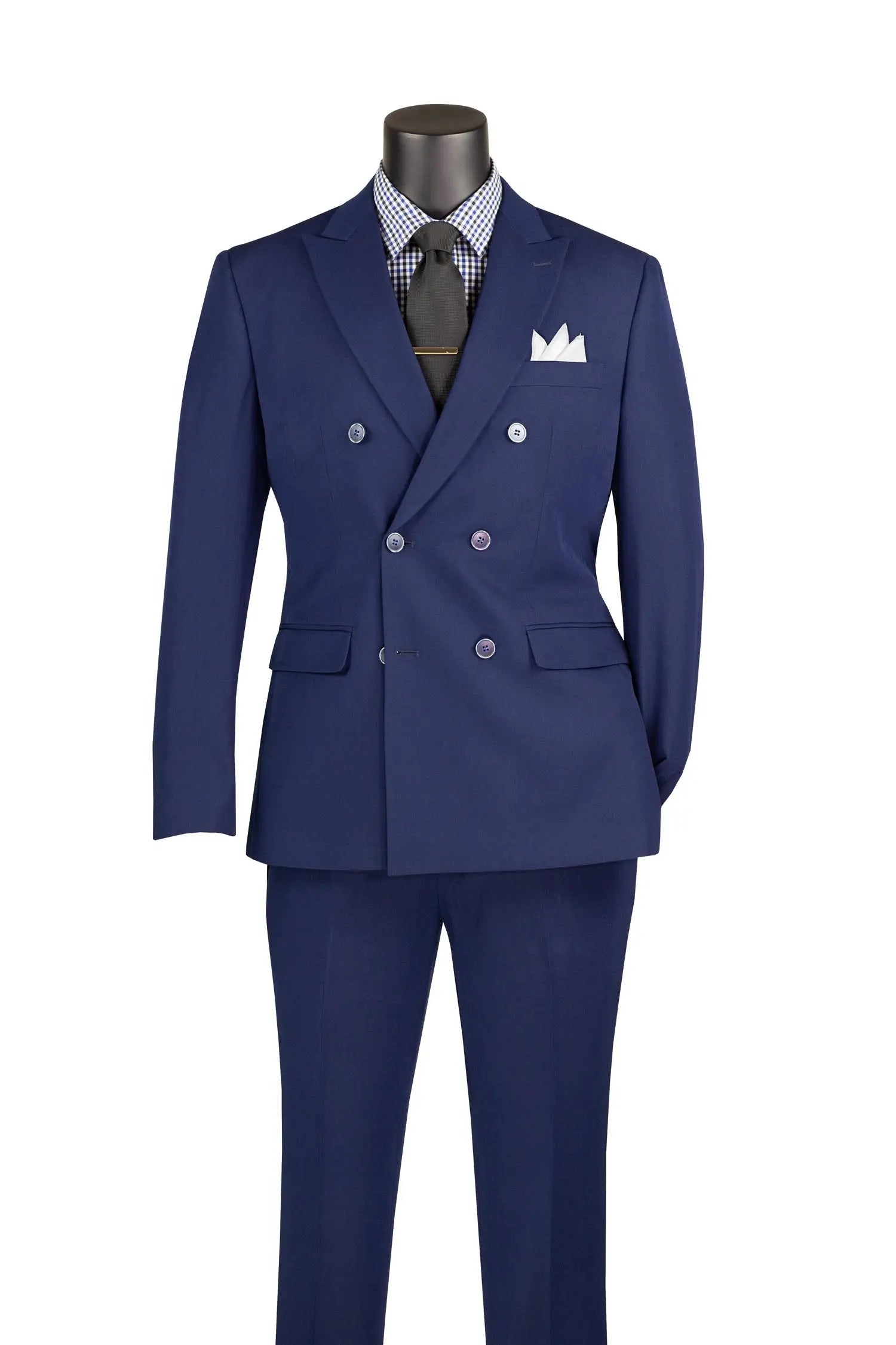 2 Piece Double Breasted Slim Fit Flex Suit M & R Clothing