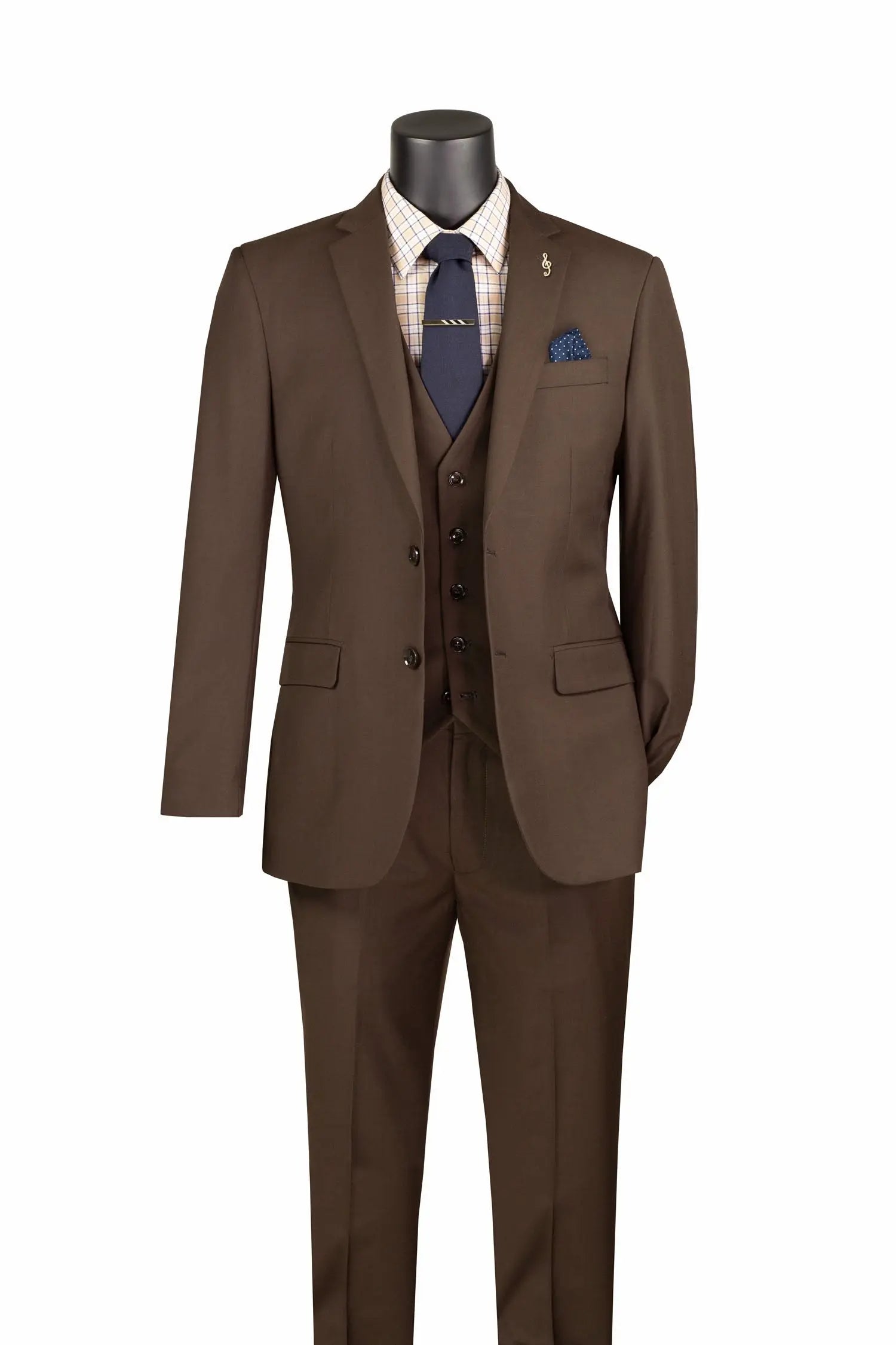 3 PC Men's Slim Fit Suit M & R Clothing