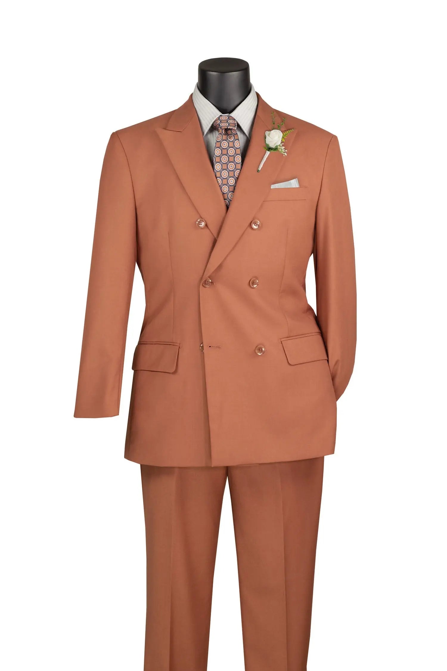 2-Piece Double Breasted Classic Fit Suit M & R Clothing