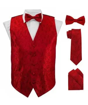 Paisley printed vest set M & R Clothing  M & R Clothing Mens-vest
