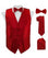 Paisley printed vest set M & R Clothing  M & R Clothing Mens-vest