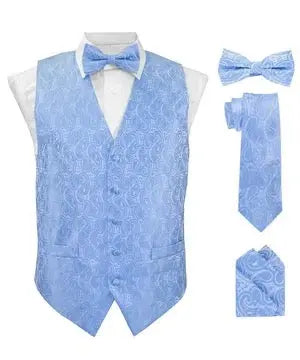 Paisley printed vest set M & R Clothing  M & R Clothing Mens-vest