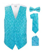 Paisley printed vest set M & R Clothing  M & R Clothing Mens-vest